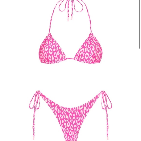 pink cheetah swim